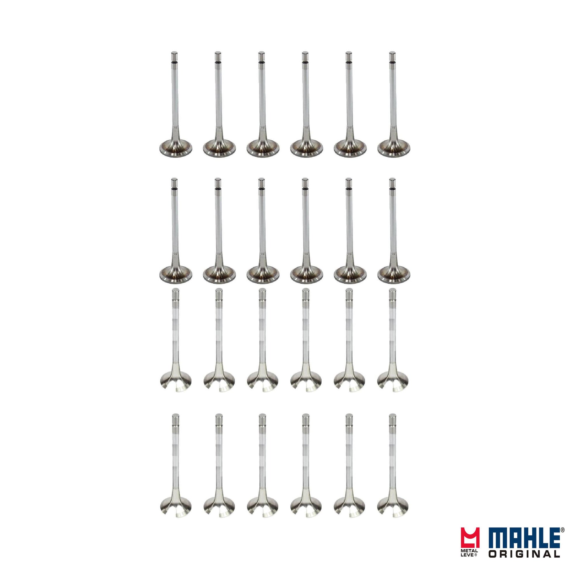 Kit com 12 Válvulas de Admissão e 12 Válvulas de Escape - Mahle Metal Leve - VA0481436 STD / VE0481437 STD - (1)
