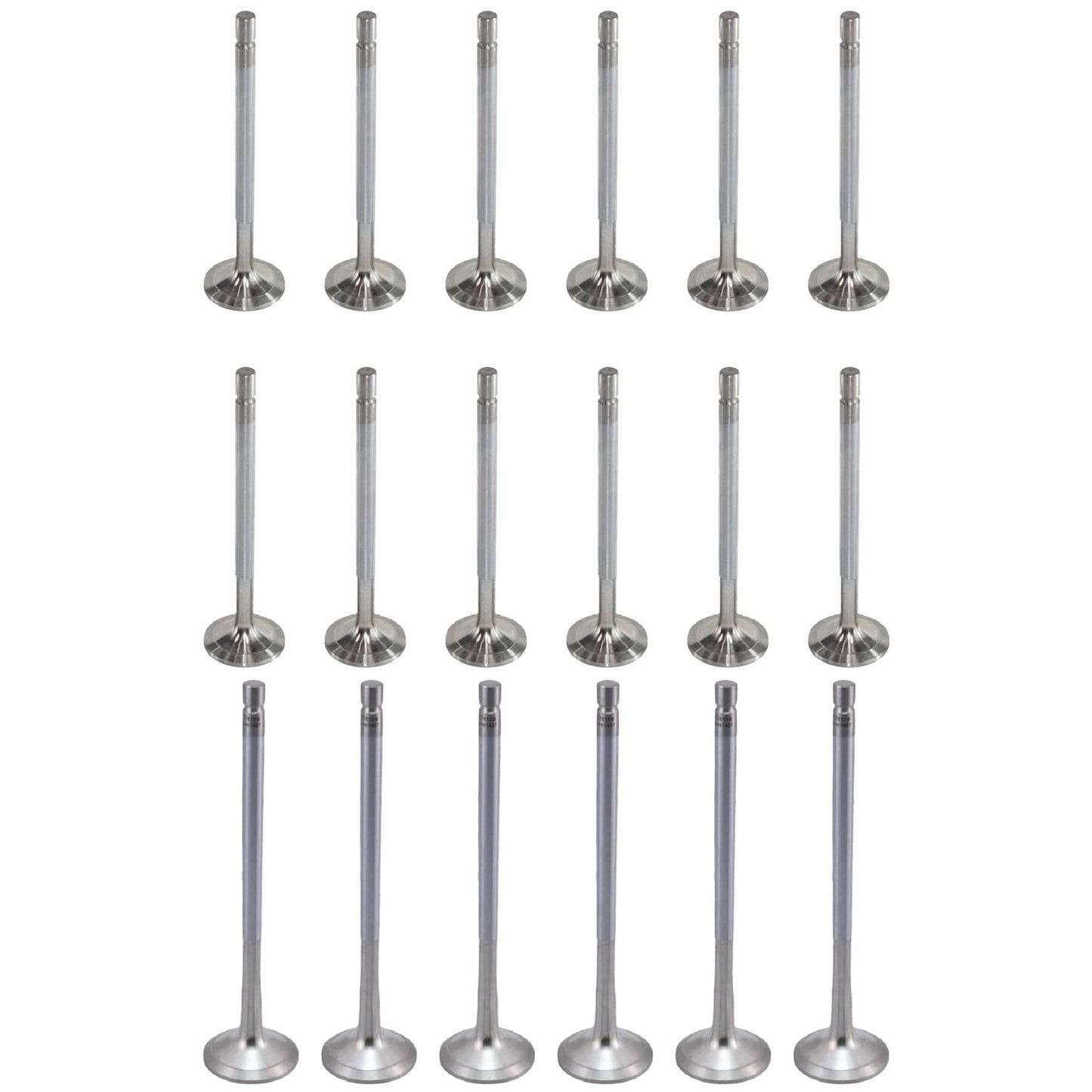 Kit com 12 Válvulas de Admissão e 6 Válvulas de Escape - Mahle Metal Leve - VA0480244 STD / VE0481487 STD - (1)
