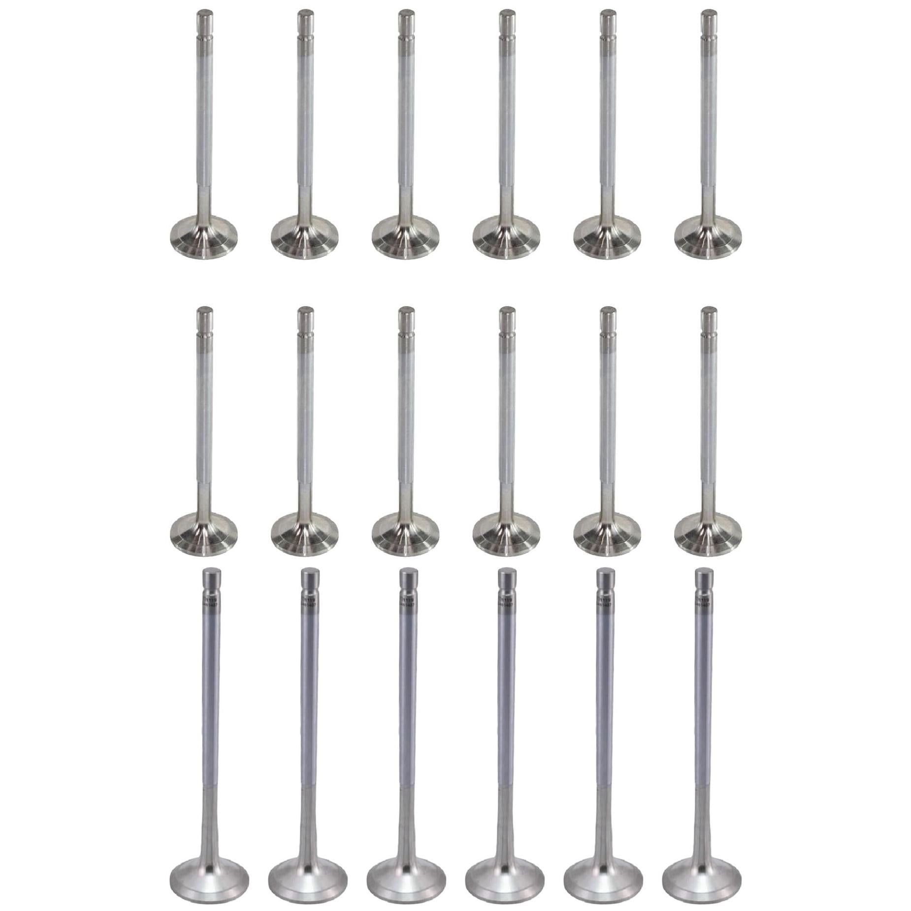 Kit com 12 Válvulas de Admissão e 6 Válvulas de Escape - Mahle Metal Leve - VA0480244 STD / VE0481487 STD - (1)
