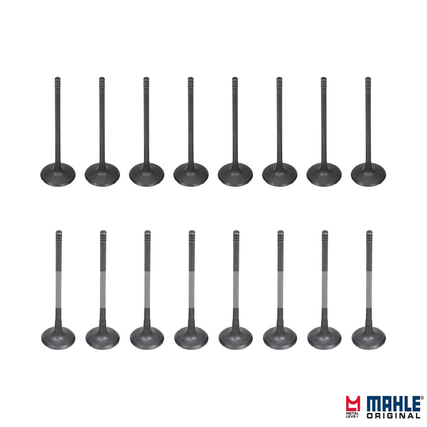 Kit com 8 Válvulas de Admissão e 8 Válvulas de Escape - Mahle Metal Leve - VA0141579 STD / VE0141580 STD - (1)