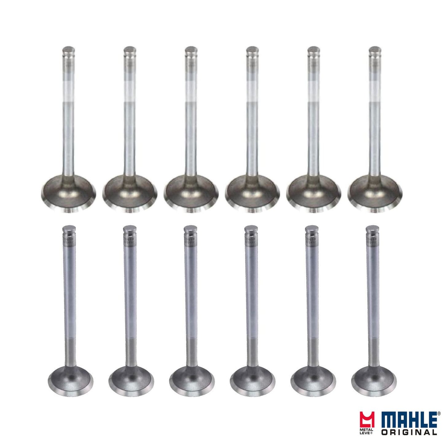 Kit com 6 Válvulas de Admissão e 6 Válvulas de Escape - Mahle Metal Leve - VA0570111 STD / VE0570112 STD - (1)