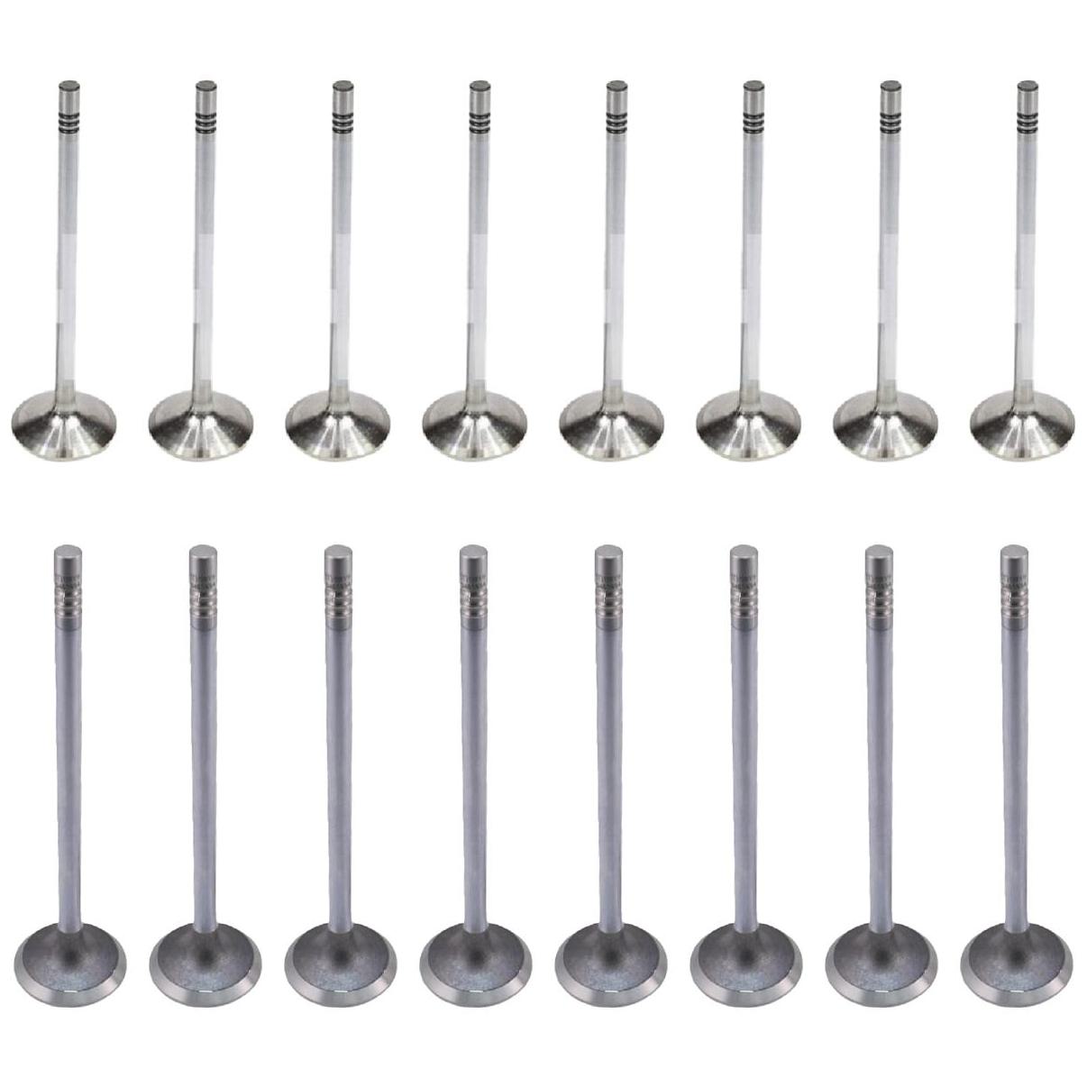 Kit com 8 Válvulas de Admissão e 8 Válvulas de Escape - Mahle Metal Leve - VA0461693 STD / VE0461694 STD - (1)