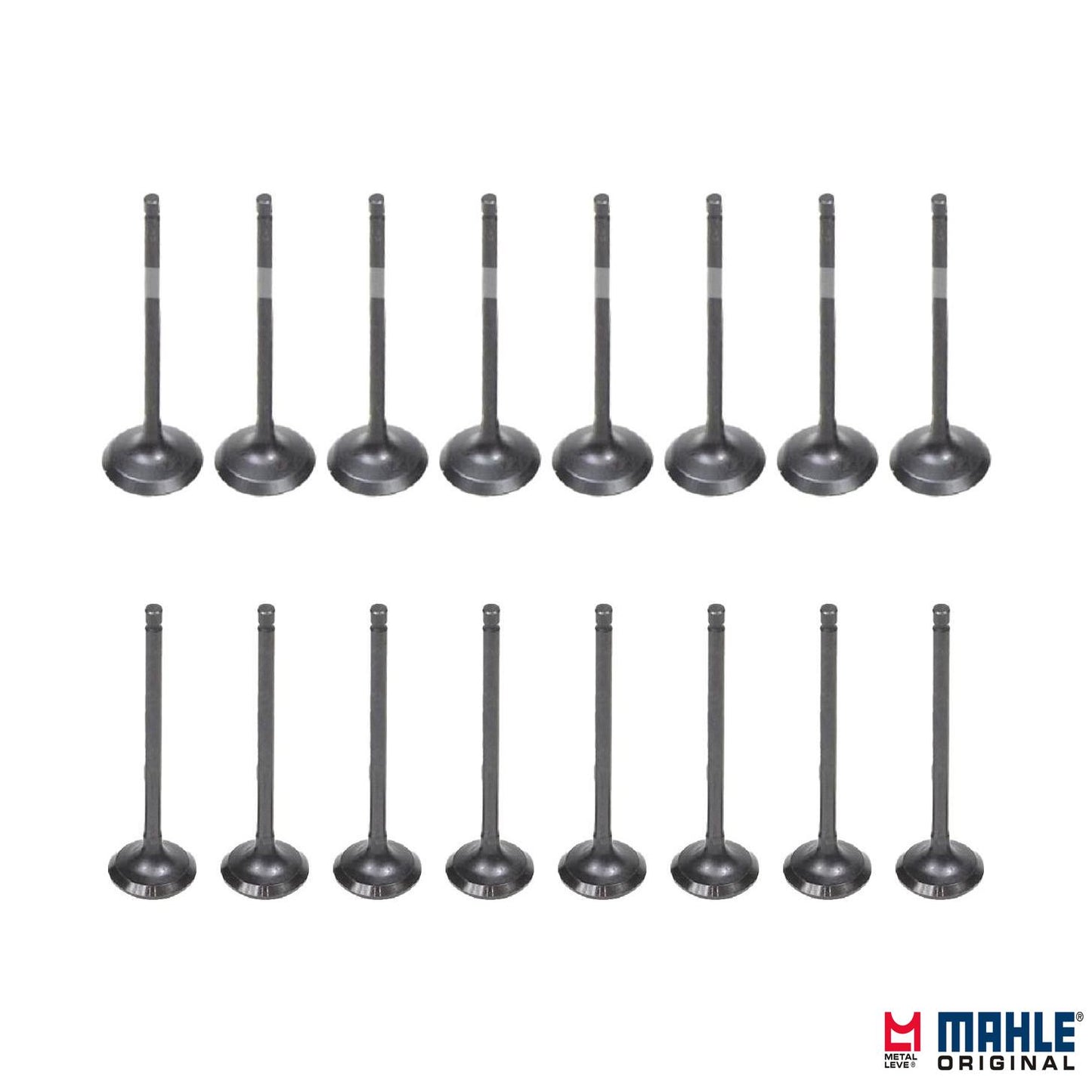 Kit com 8 Válvulas de Admissão e 8 Válvulas de Escape - Mahle Metal Leve - VA3551556 STD / VE3551557 STD - (1)