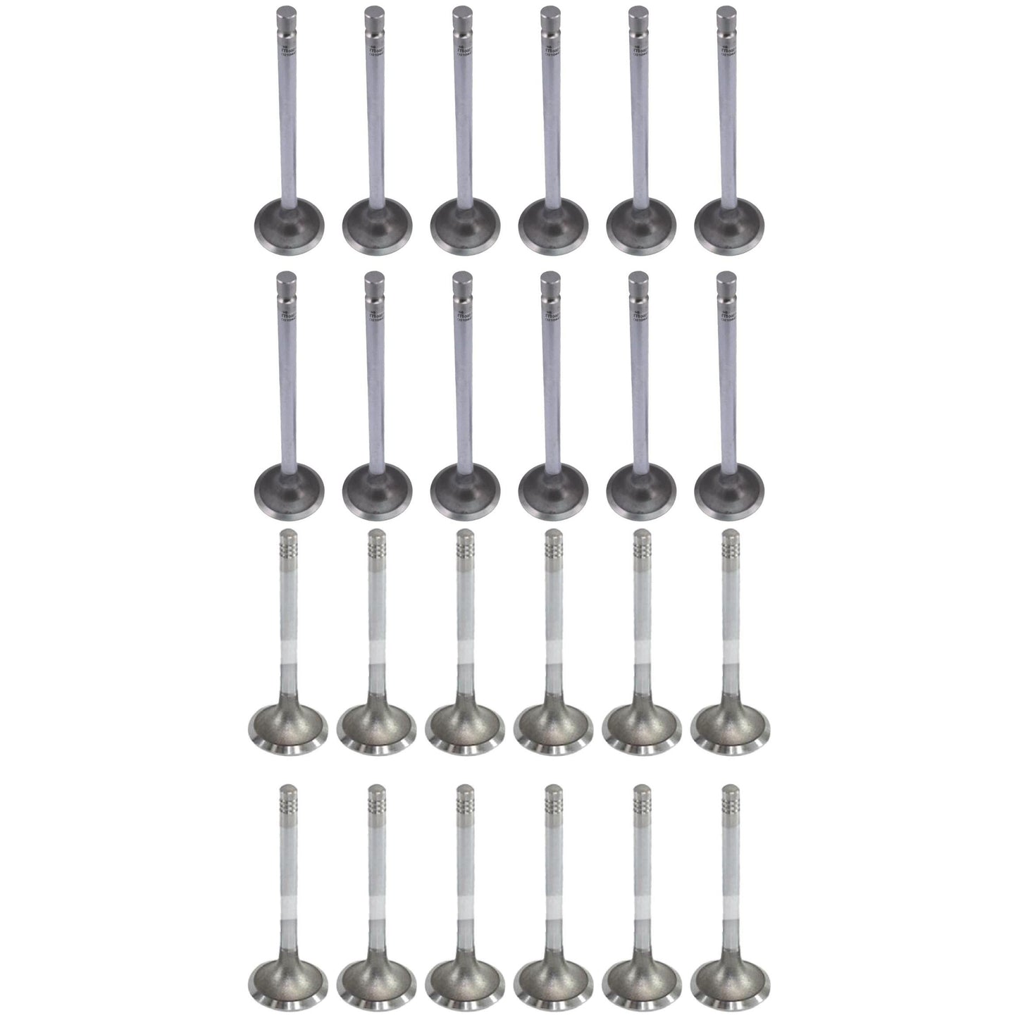 Kit com 12 Válvulas de Admissão e 12 Válvulas de Escape - Mahle Metal Leve - VA0210442 STD / VE0210443 STD - (1)