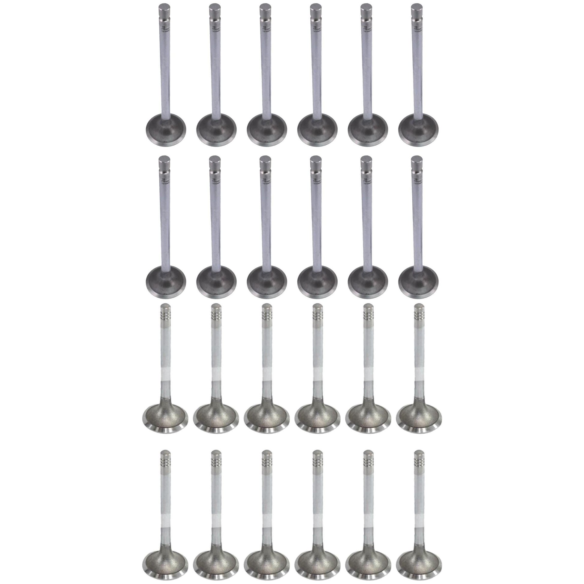 Kit com 12 Válvulas de Admissão e 12 Válvulas de Escape - Mahle Metal Leve - VA0210442 STD / VE0210443 STD - (1)
