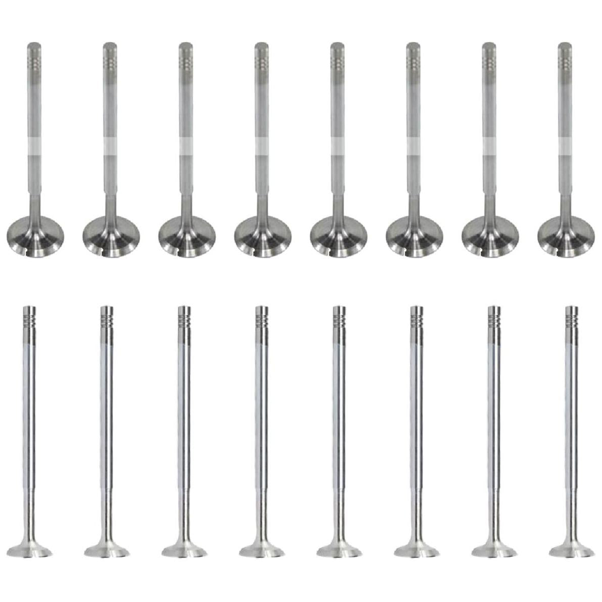 Kit com 8 Válvulas de Admissão e 8 Válvulas de Escape - Mahle Metal Leve - VA0140026 STD / VE0140025 STD - (1)