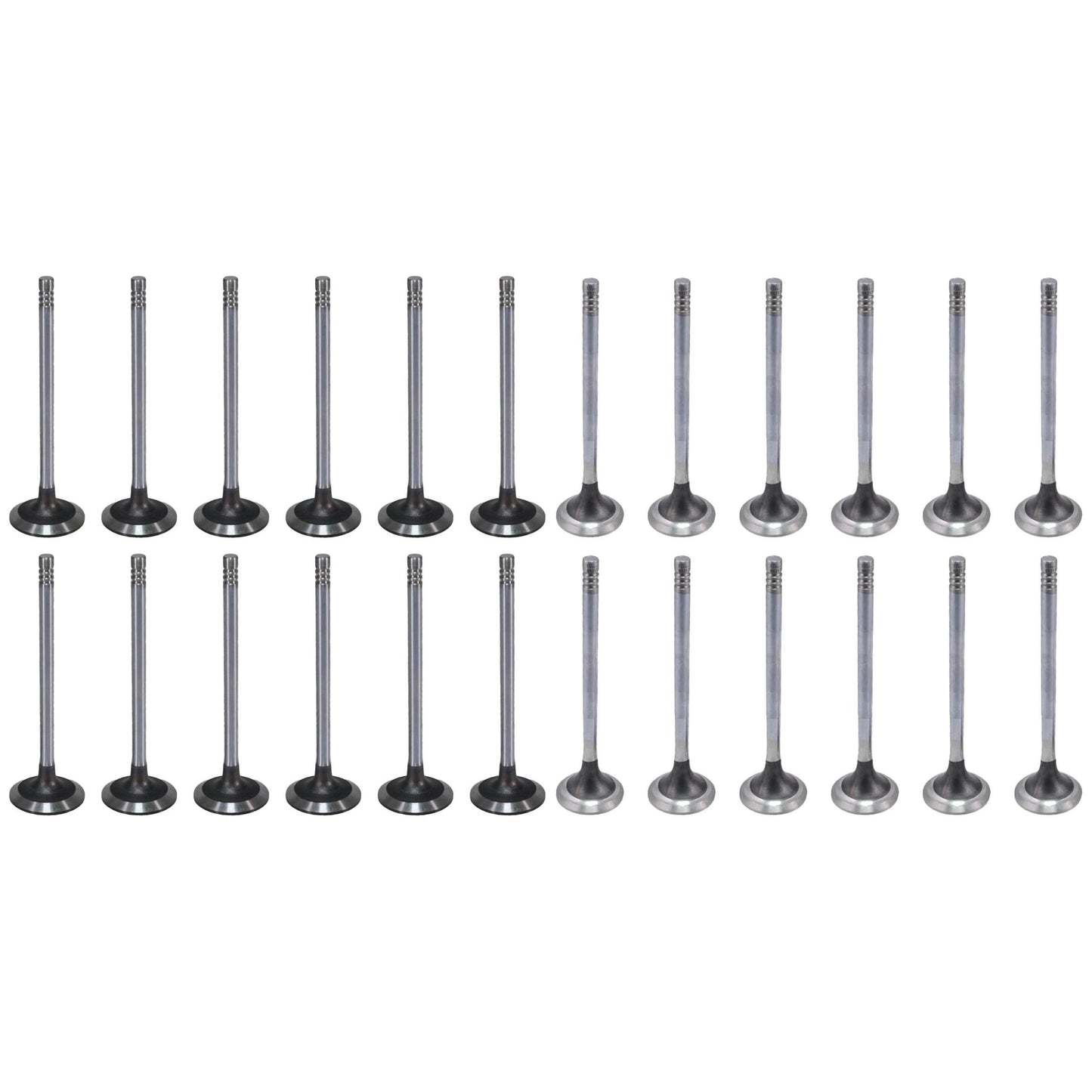 Kit com 12 Válvulas de Admissão e 12 Válvulas de Escape - Mahle Metal Leve - VA0131750 STD / VE0131751 STD - (1)