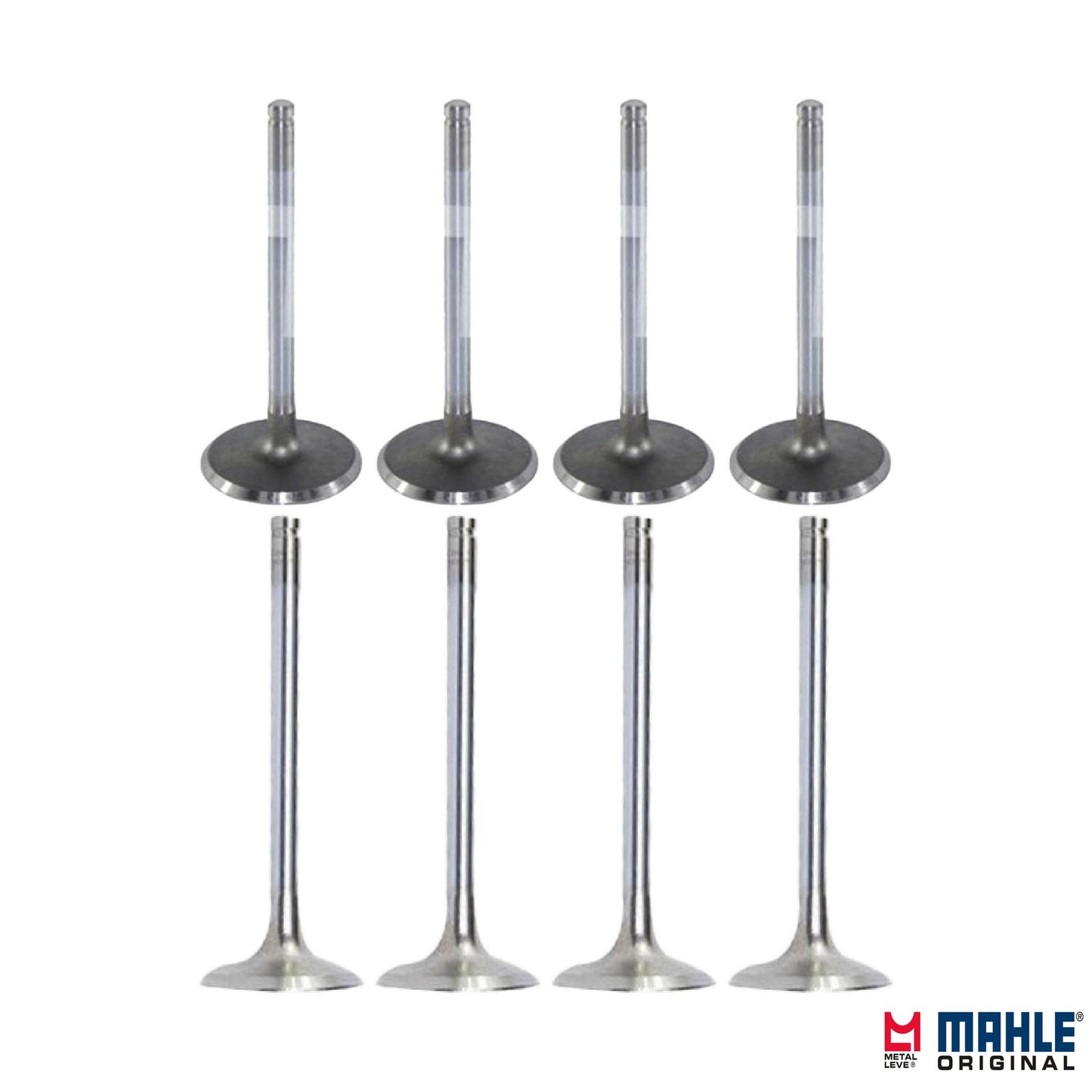 Kit com 4 Válvulas de Admissão e 4 Válvulas de Escape - Mahle Metal Leve - VA0140041 STD / VE0140039 STD - (1)