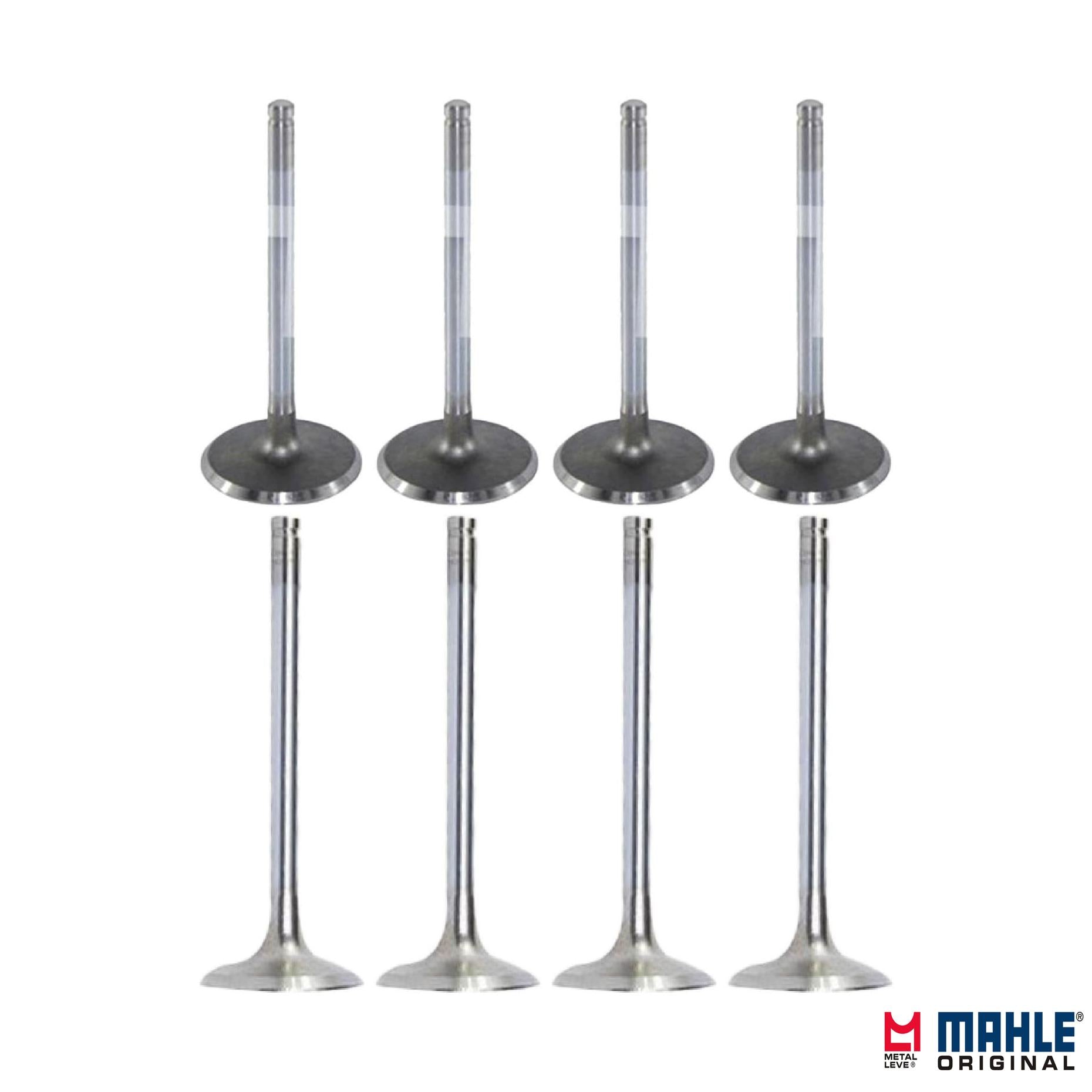 Kit com 4 Válvulas de Admissão e 4 Válvulas de Escape - Mahle Metal Leve - VA0140041 STD / VE0140039 STD - (1)