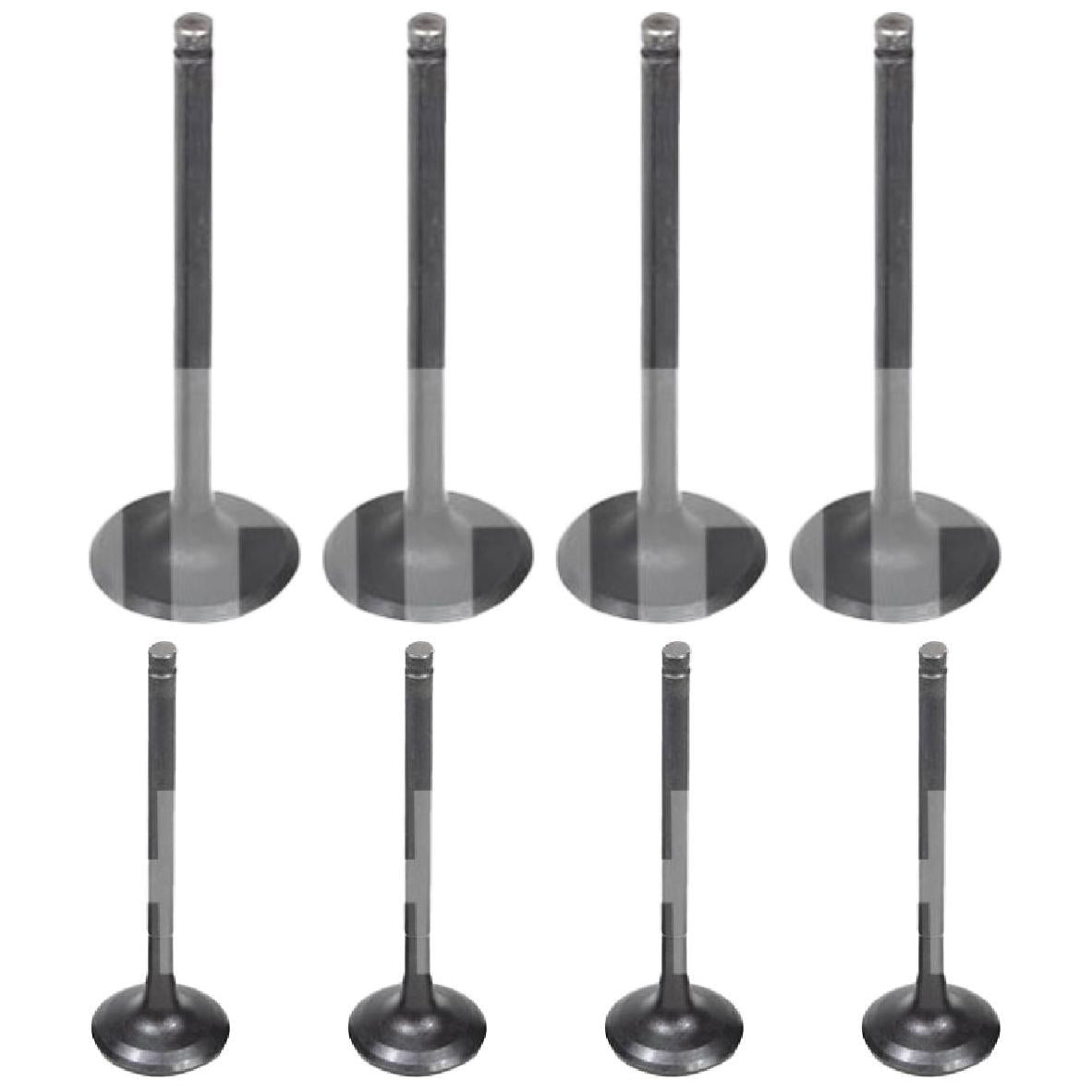 Kit com 4 Válvulas de Admissão e 4 Válvulas de Escape - Mahle Metal Leve - VA0181703 STD / VE0181704 STD - (1)