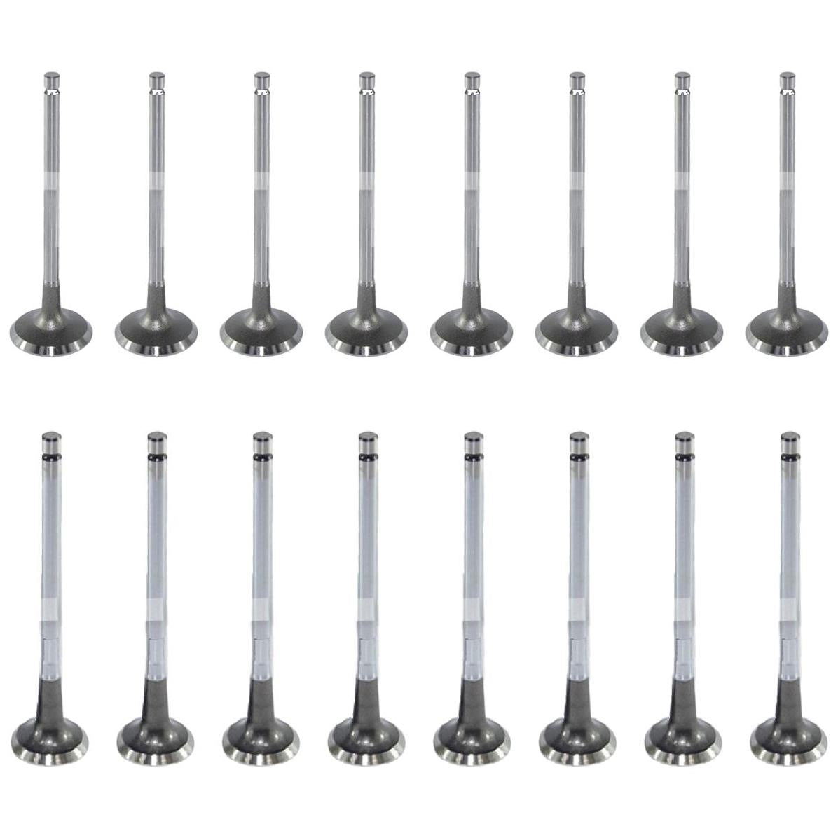 Kit com 8 Válvulas de Admissão e 8 Válvulas de Escape - Mahle Metal Leve - VA0440578 STD / VE0440598 STD - (1)