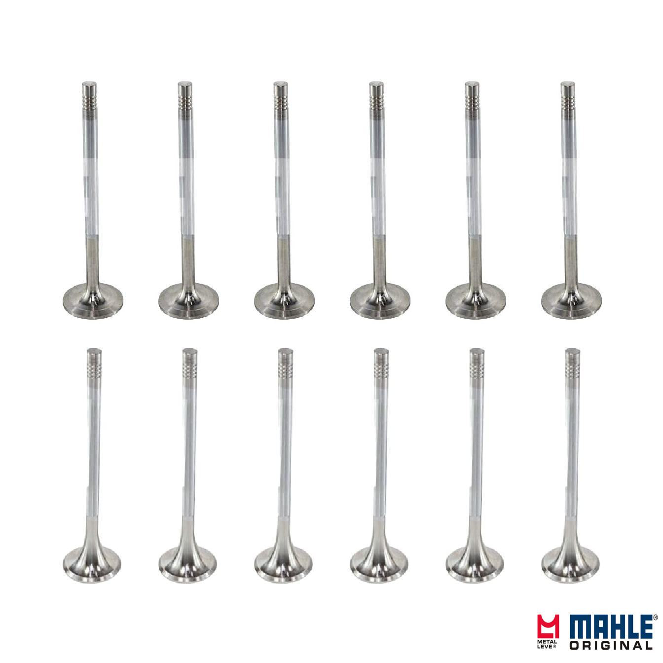Kit com 6 Válvulas de Admissão e 6 Válvulas de Escape - Mahle Metal Leve - VA0761423 STD / VE0761424 STD - (1)