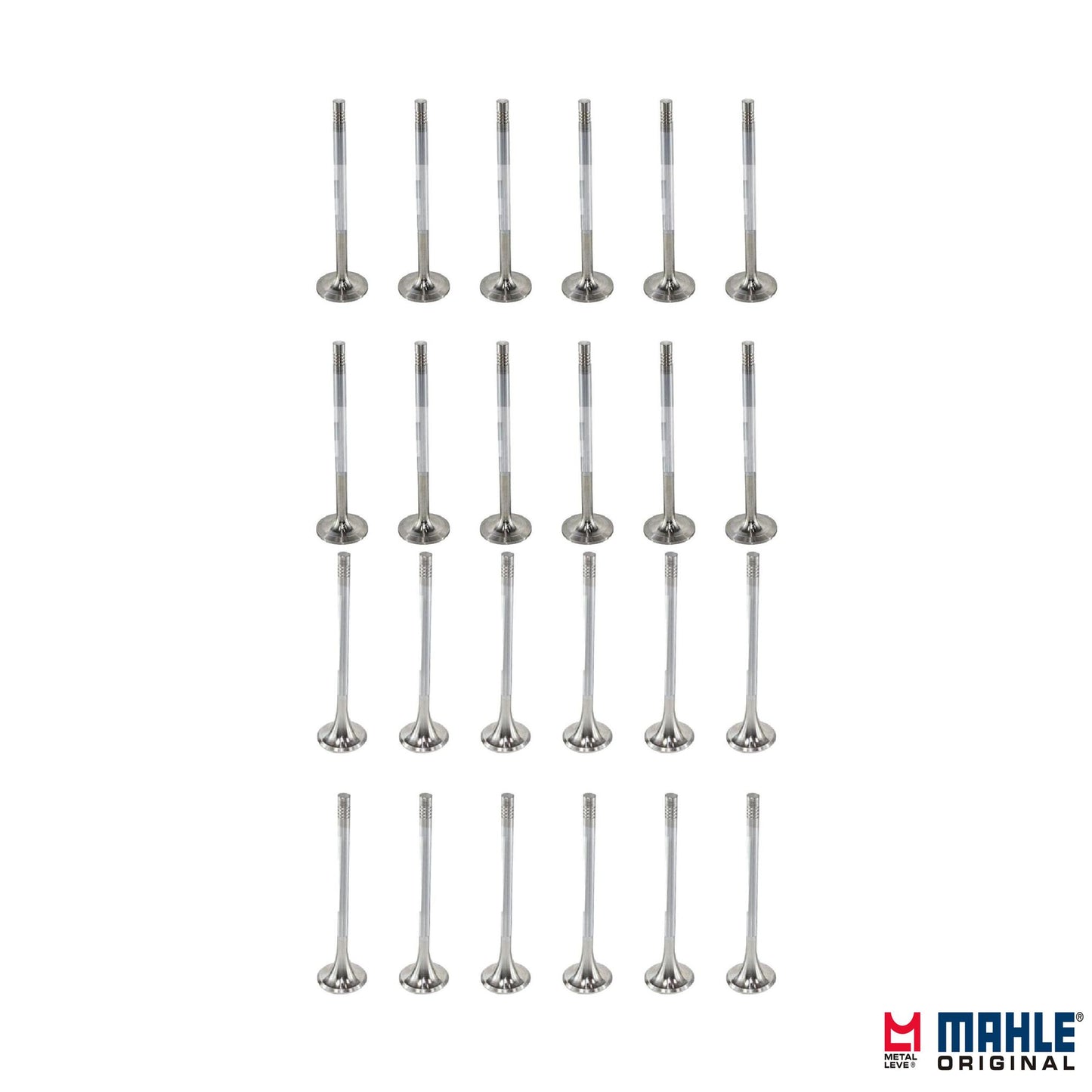 Kit com 12 Válvulas de Admissão e 12 Válvulas de Escape - Mahle Metal Leve - VA0761423 STD / VE0761424 STD - (1)