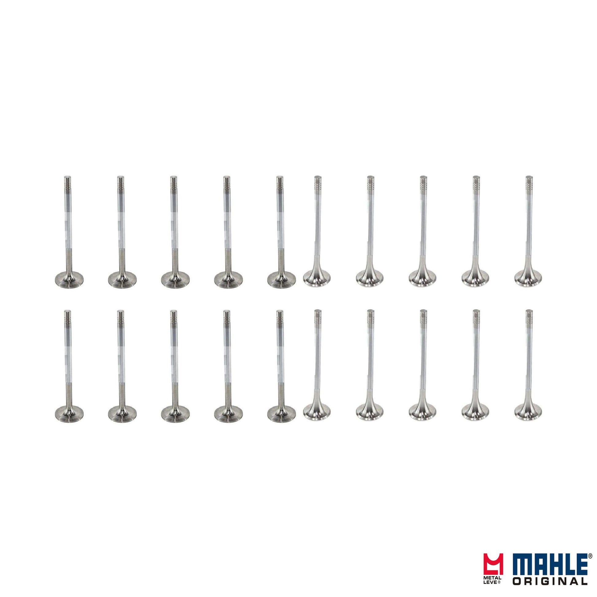 Kit com 10 Válvulas de Admissão e 10 Válvulas de Escape - Mahle Metal Leve - VA0761423 STD / VE0761424 STD - (1)
