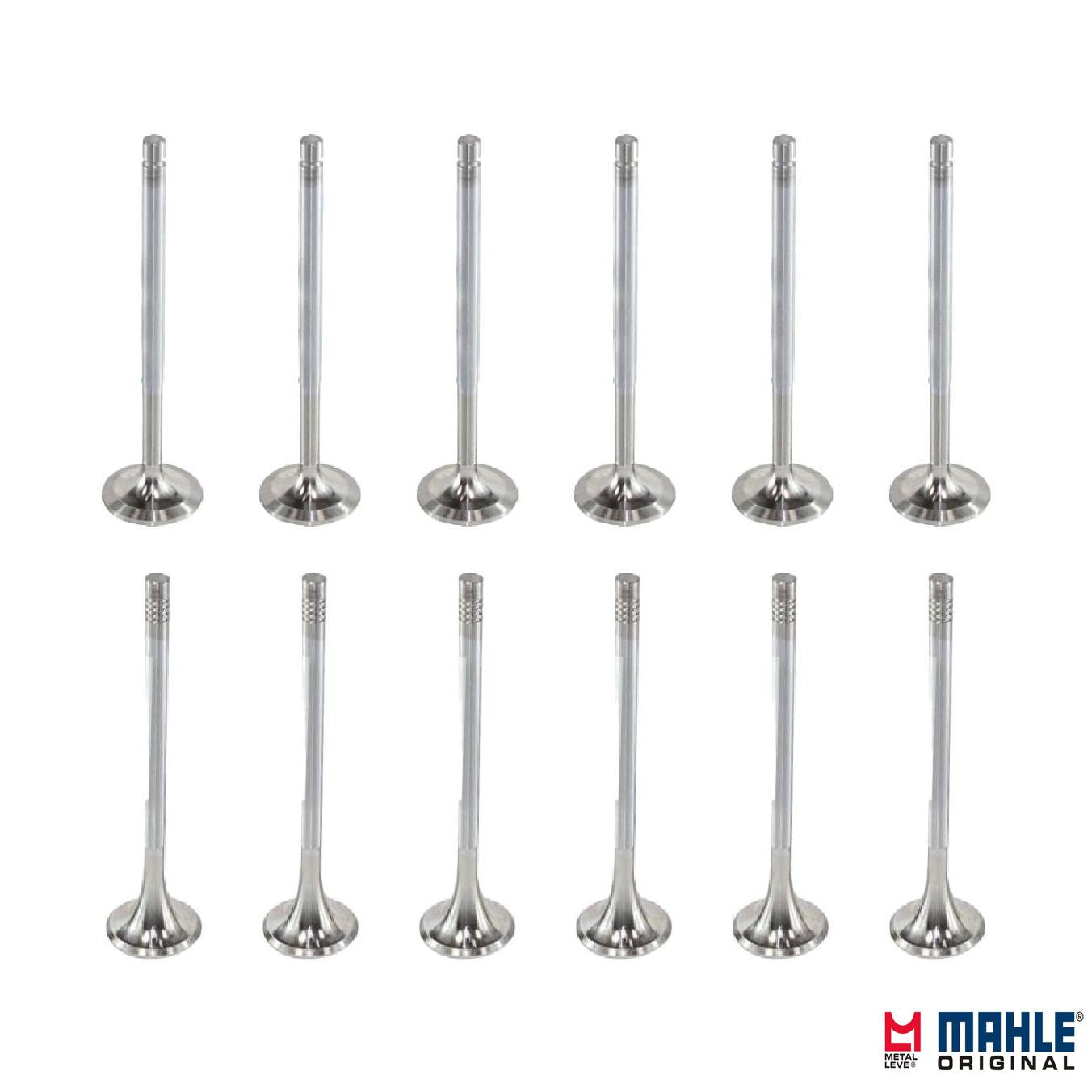 Kit com 6 Válvulas de Admissão e 6 Válvulas de Escape - Mahle Metal Leve - VA0760103 STD / VE0761424 STD - (1)
