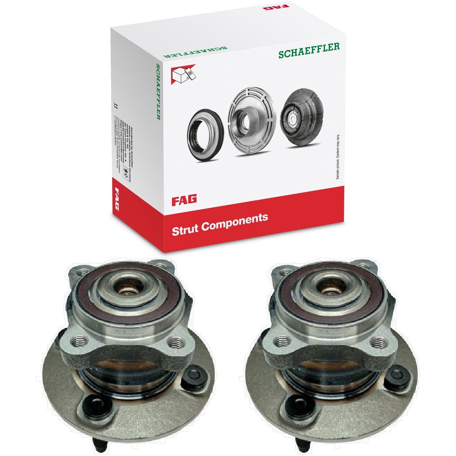 Par Cubo De Roda Traseiro Com Rolamento - FAG - 103224 - (1)