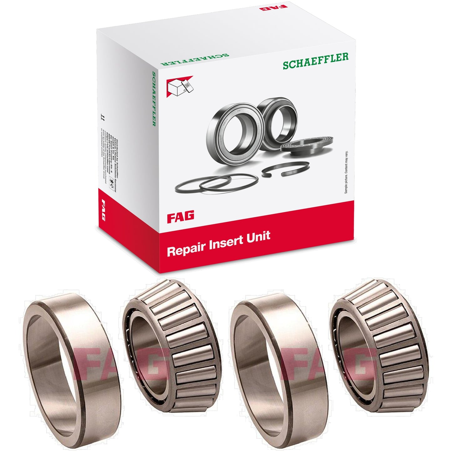 Par Rolamento de Roda Dianteiro - FAG - 33205 - (1)