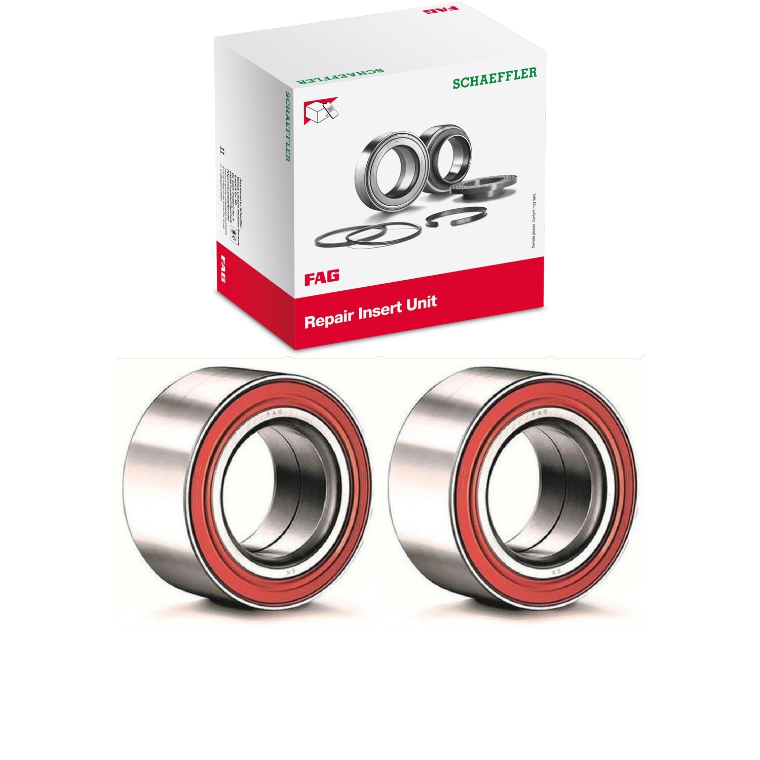 Par Rolamento de Roda Dianteiro - FAG - 713 1111 10 - (1)