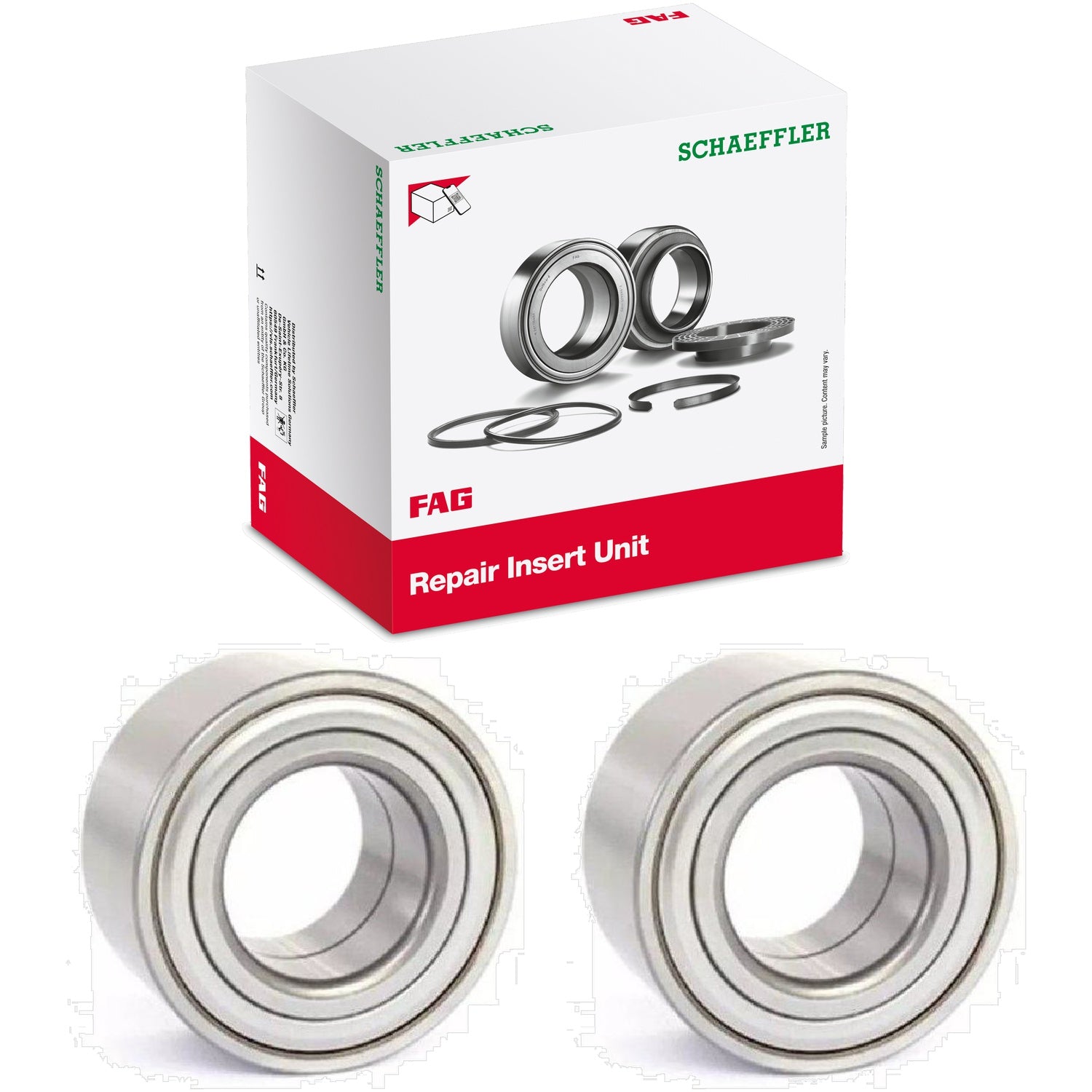 Par Rolamento de Roda Dianteiro - FAG - 713 1393 10 - (1)