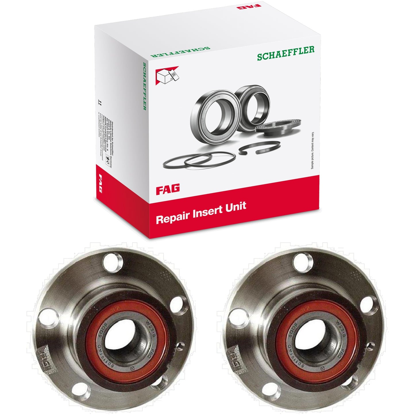 Par Rolamento de Roda Traseiro - FAG - 801191AD - (1)