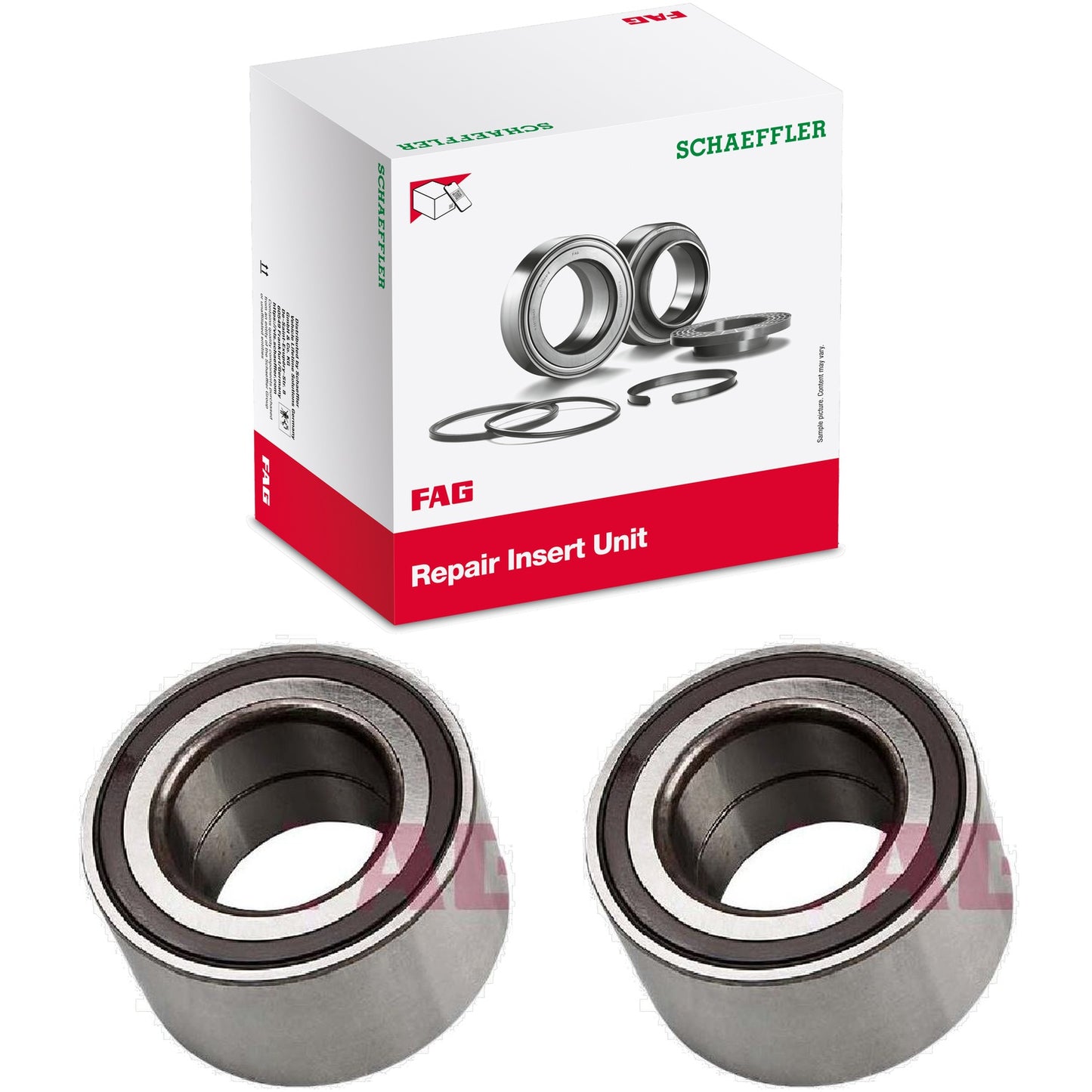 Par Rolamento de Roda Dianteiro - FAG - 713 6109 30 - (1)