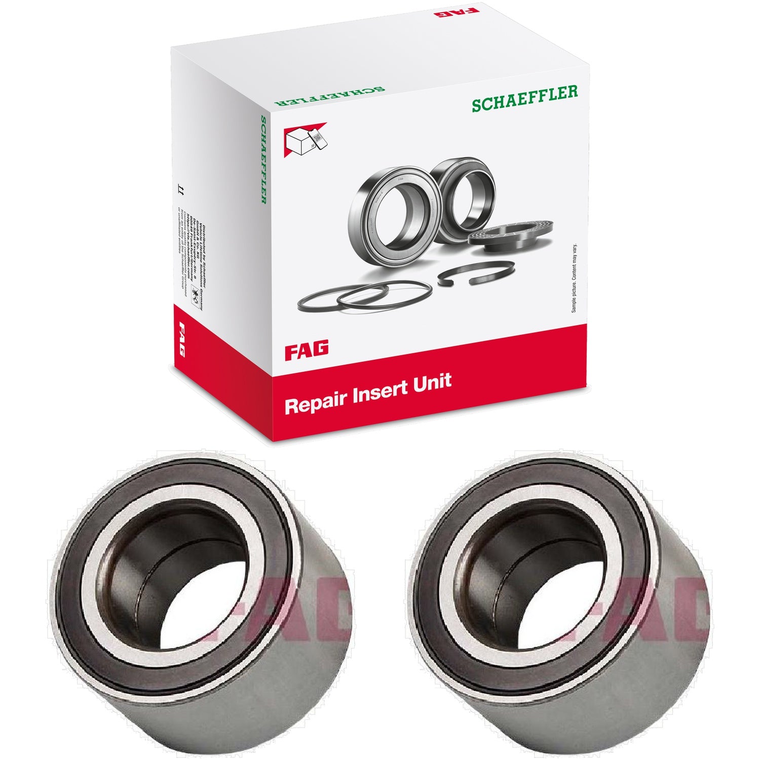 Par Rolamento de Roda Dianteiro - FAG - 713 6109 50 - (1)