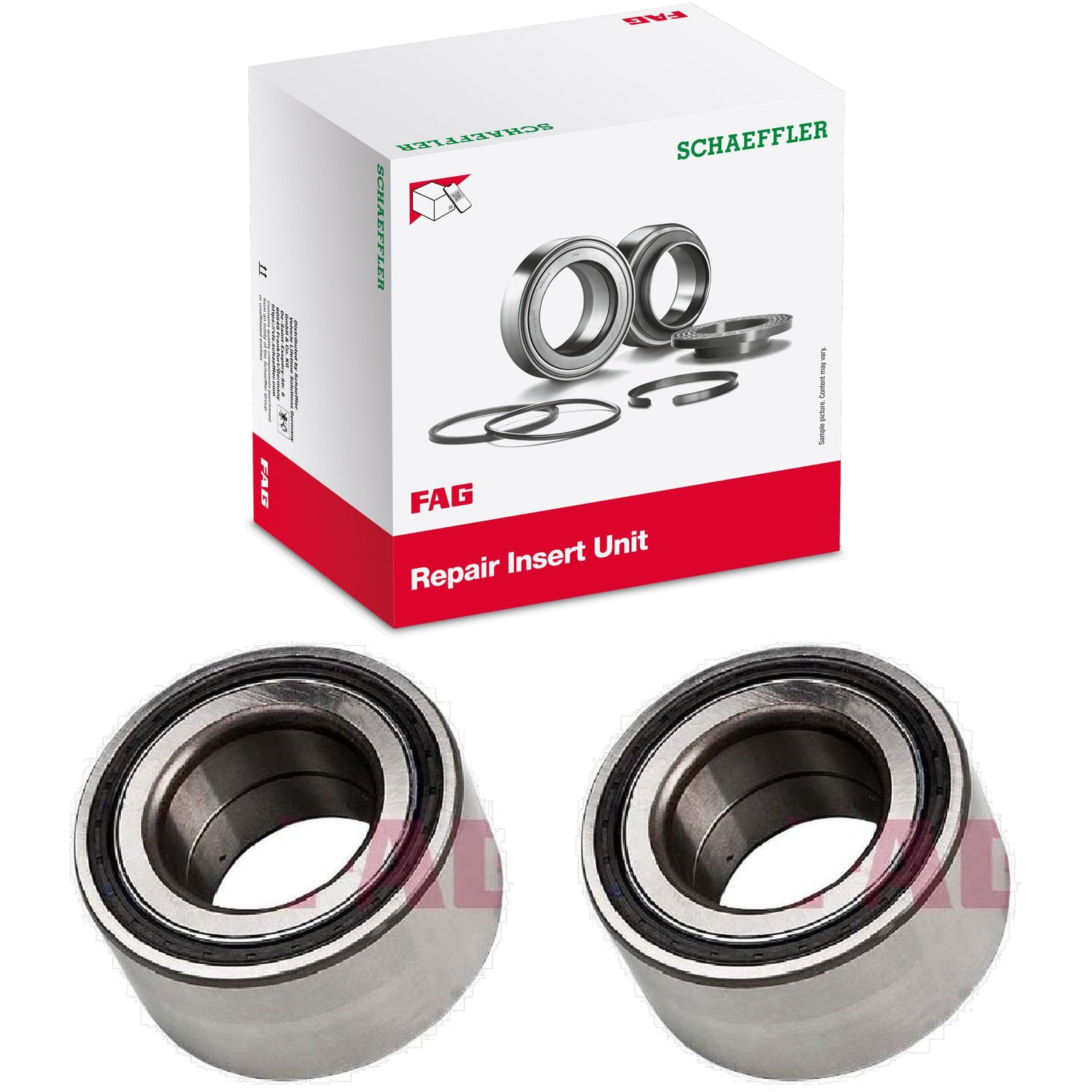 Par Rolamento de Roda Dianteiro - FAG - 713 6265 60 - (1)