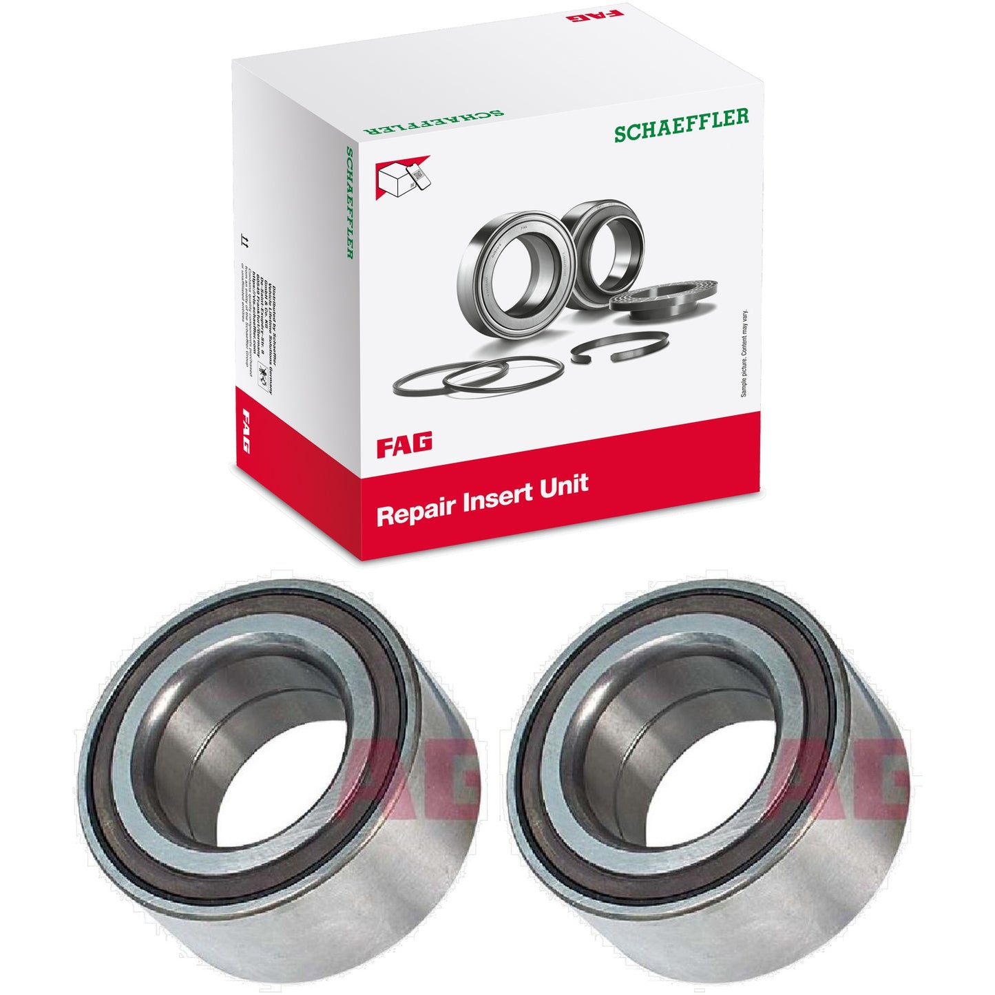 Par Rolamento de Roda Dianteiro - FAG - 713 6204 20 - (1)