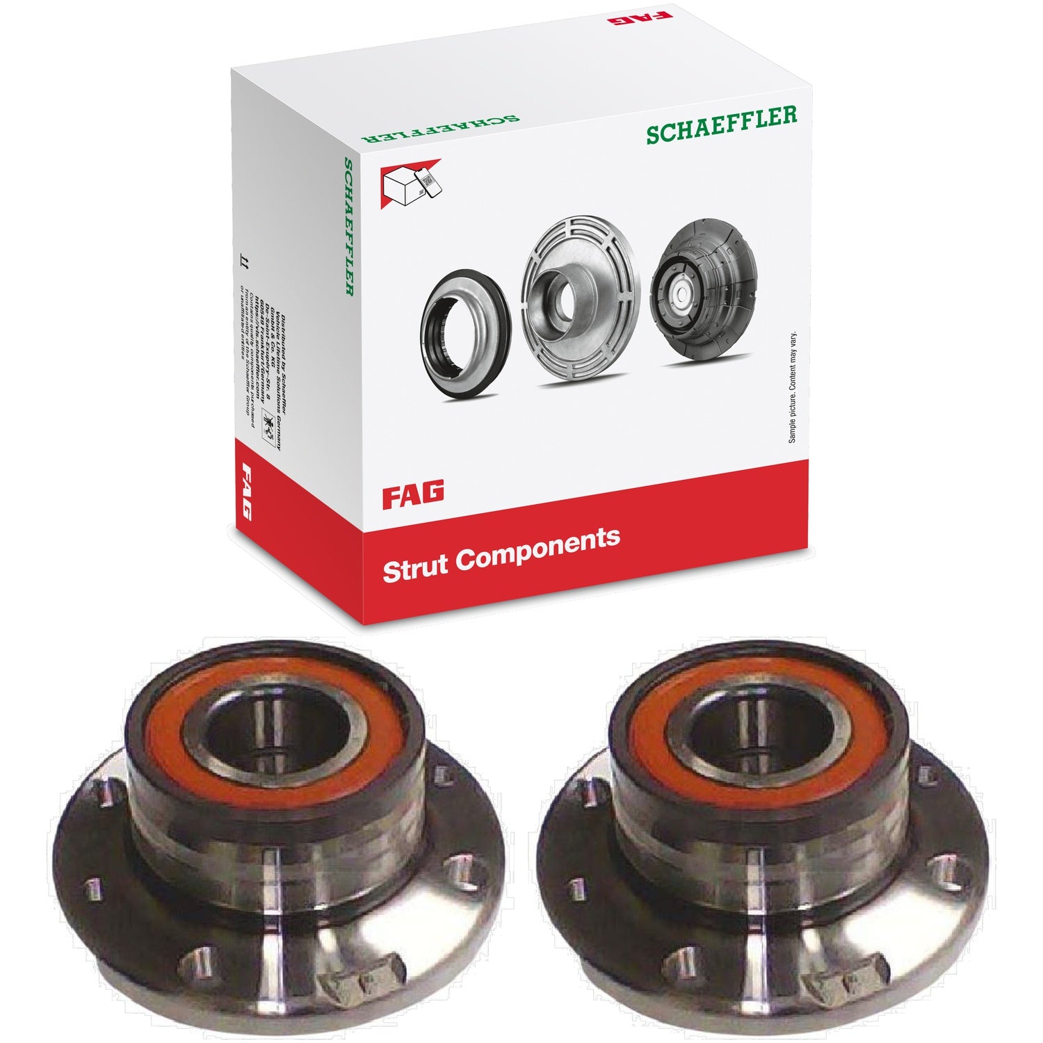 Par Cubo de Roda Traseiro com Rolamento - FAG - 803191A - (1)