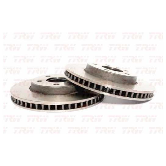 Par Disco de Freio Ventilado Dianteiro - TRW - RCDI07880 - (1)