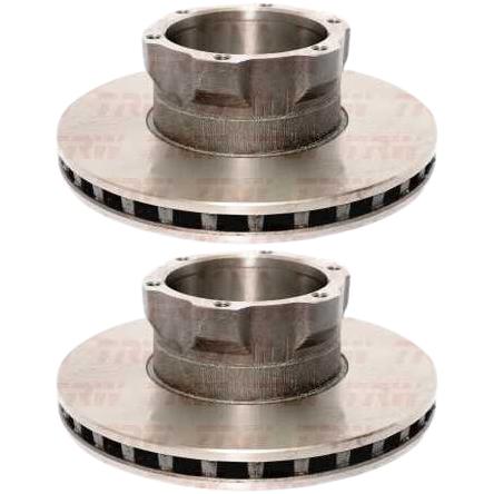 Par Disco de Freio Dianteiro Ventilado - TRW - RCDI07400 - (1)