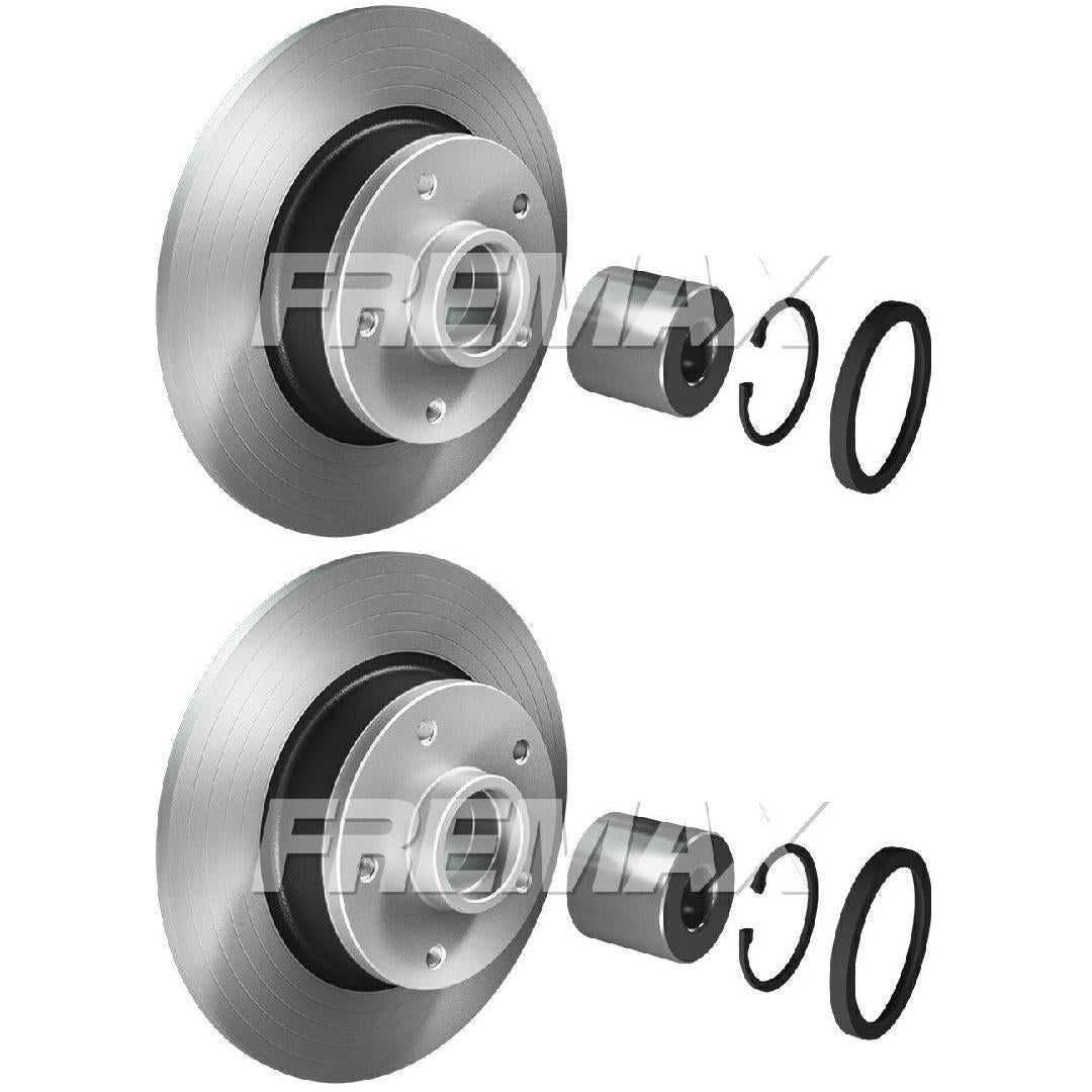 Par de Discos de Freio Sólido Traseiro - Fremax - BD4023KT - (1)