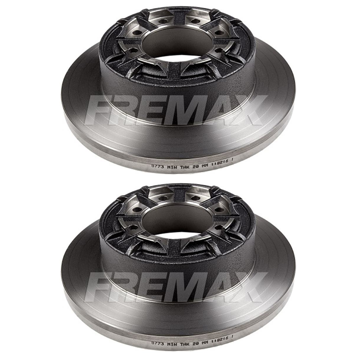 Par Disco de Freio Traseiro - Fremax - BD8773 - (1)