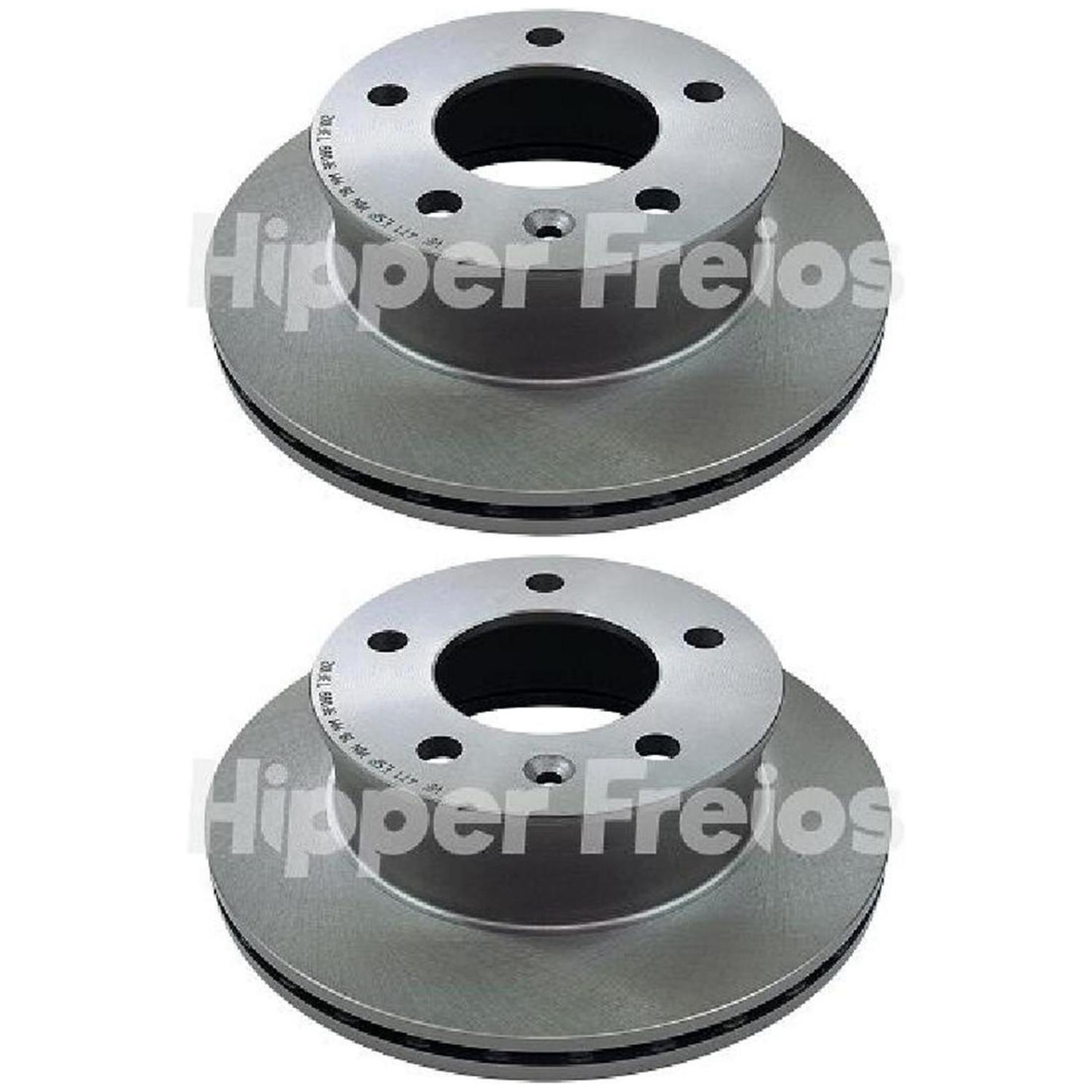 Par Disco Freio Dianteiro - Hipper Freios - HF 471 - (1)