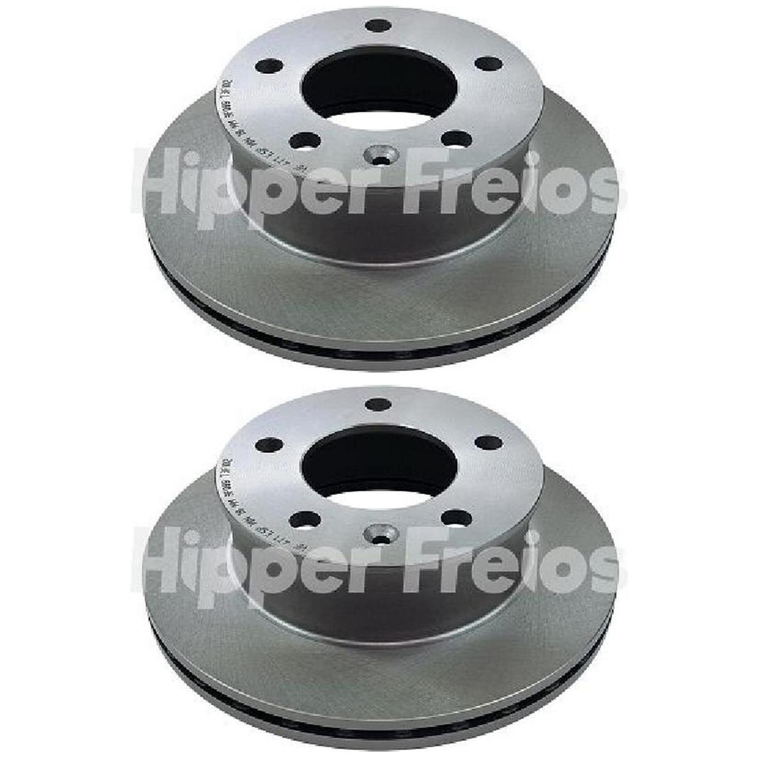 Par Disco Freio Dianteiro - Hipper Freios - HF 471 - (1)