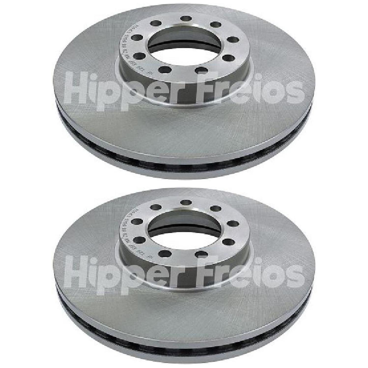 Par Disco Freio Dianteiro - Hipper Freios - HF 72G - (1)