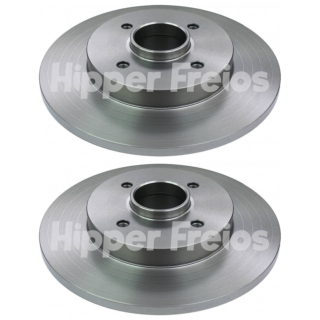 Par Disco Freio Traseiro - Hipper Freios - HF751D-KT - (1)