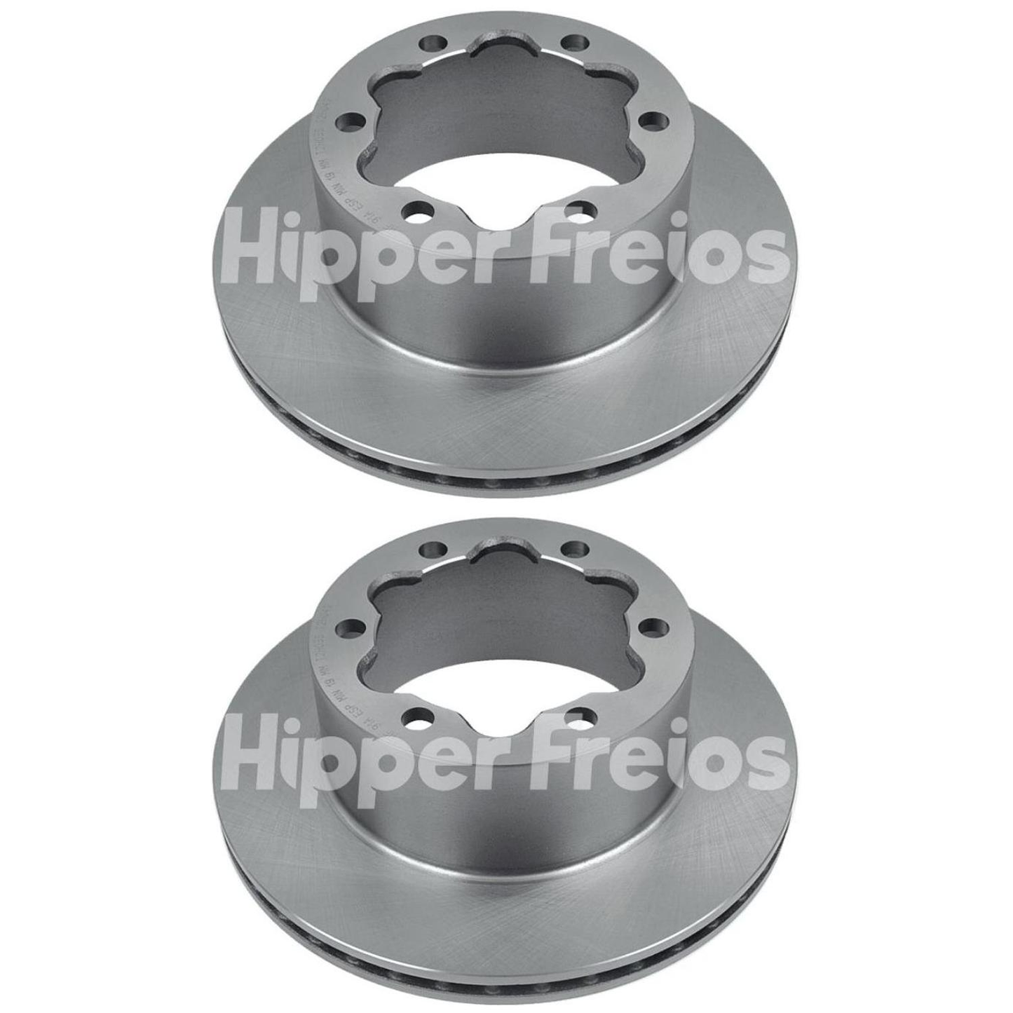 Par Disco Freio Traseiro - Hipper Freios - HF 91A - (1)