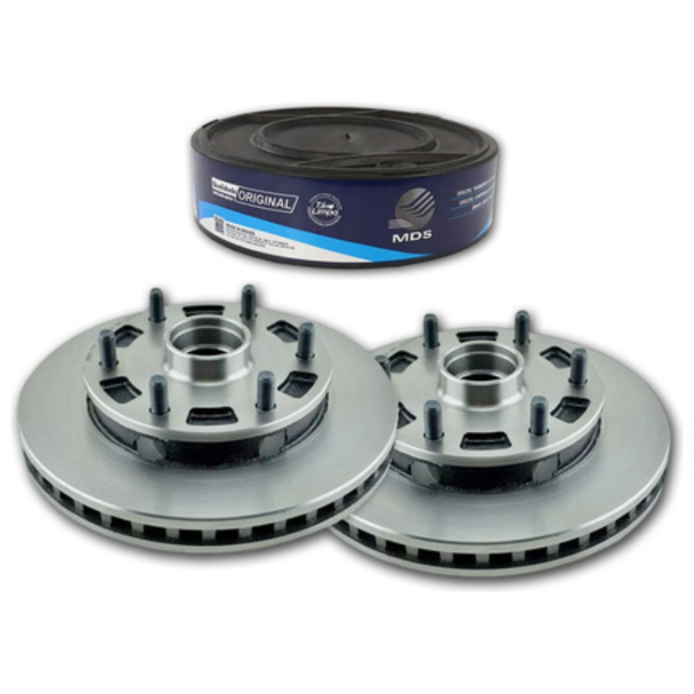 Par Disco de Freio Dianteiro Ventilado - MDS - D18A - (1)