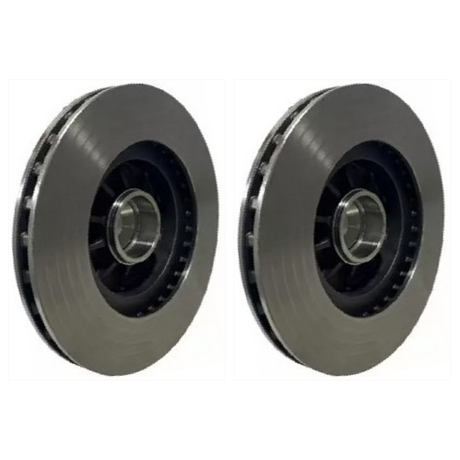 Par Disco de Freio Dianteiro Ventilado - MDS - D33C - (1)