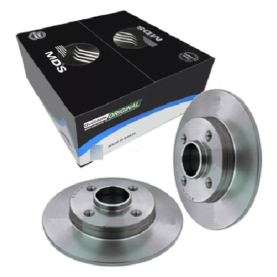Par Disco de Freio Traseiro Sólido - MDS - D695E - (1)