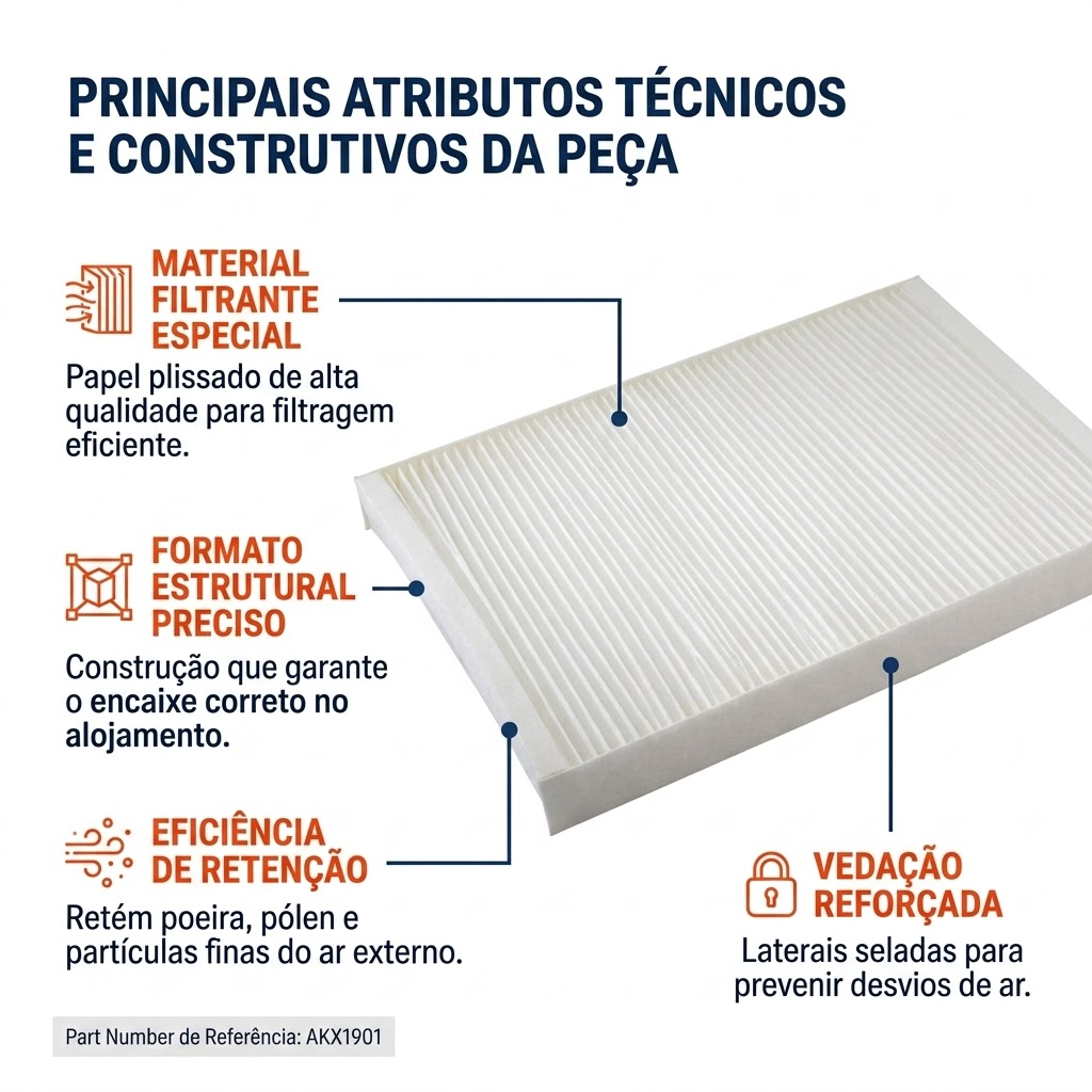 Filtro de Ar da Cabine para Chrysler 300C e 300C Touring - Wega - AKX-1901 - (3)