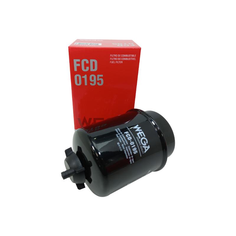 Filtro de Combustível com Dreno - Wega - FCD-0195 - (1)