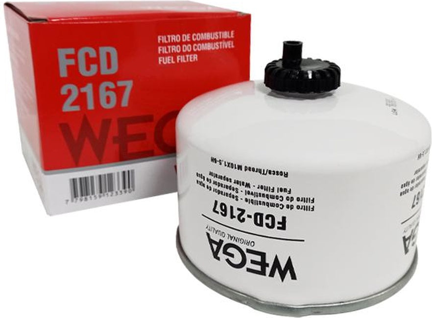 Filtro de Combustível com Dreno - Wega - FCD-2167 - (1)