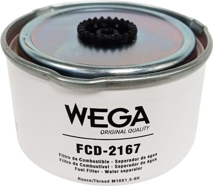 Filtro de Combustível com Dreno - Wega - FCD-2167 - (2)