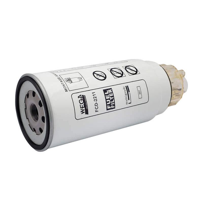 Filtro de Combustível Separador de Água sem Copo para Sinotruk Howo 380 - Wega - FCD-2211 - (8)