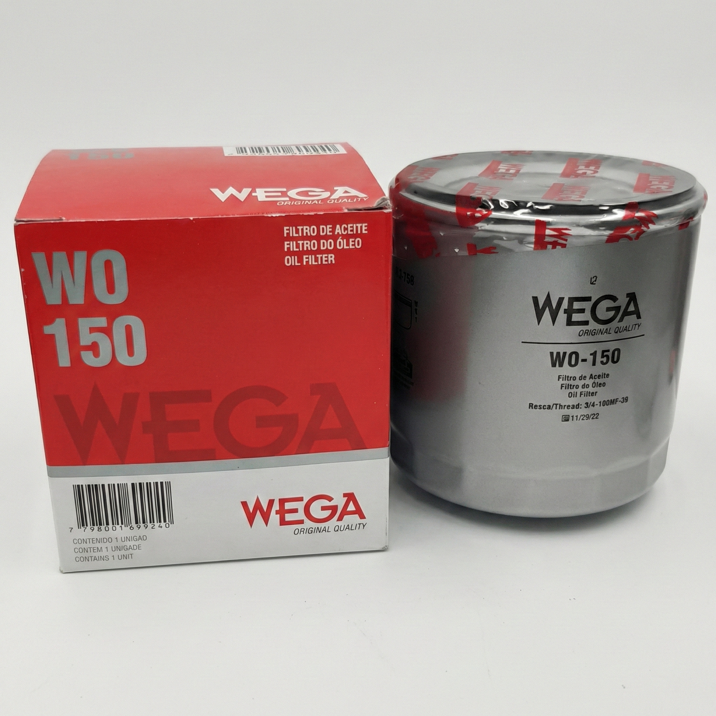 Filtro Blindado de Óleo Lubrificante - Wega - WO-150 - (4)