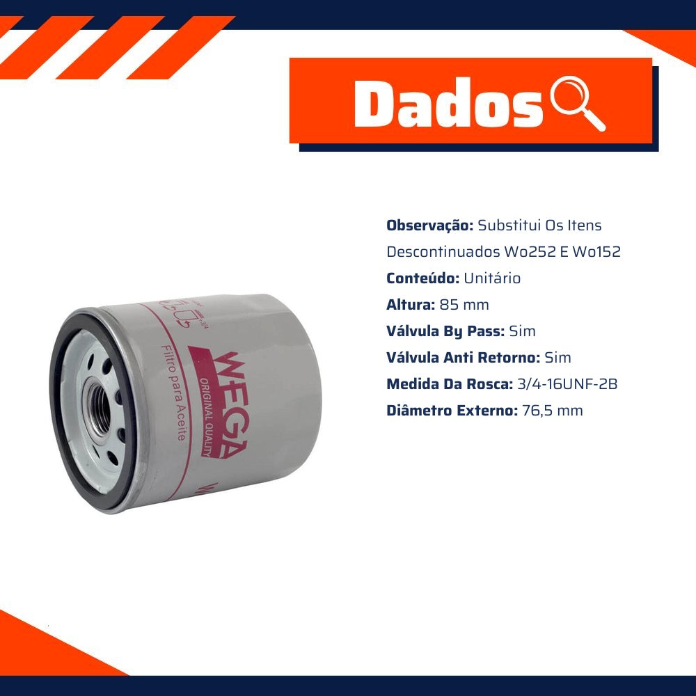 Kit Filtro e 6L Óleo Motor 5W30 Edge - Castrol / Wega - 3435580 / WO-153 - (10)