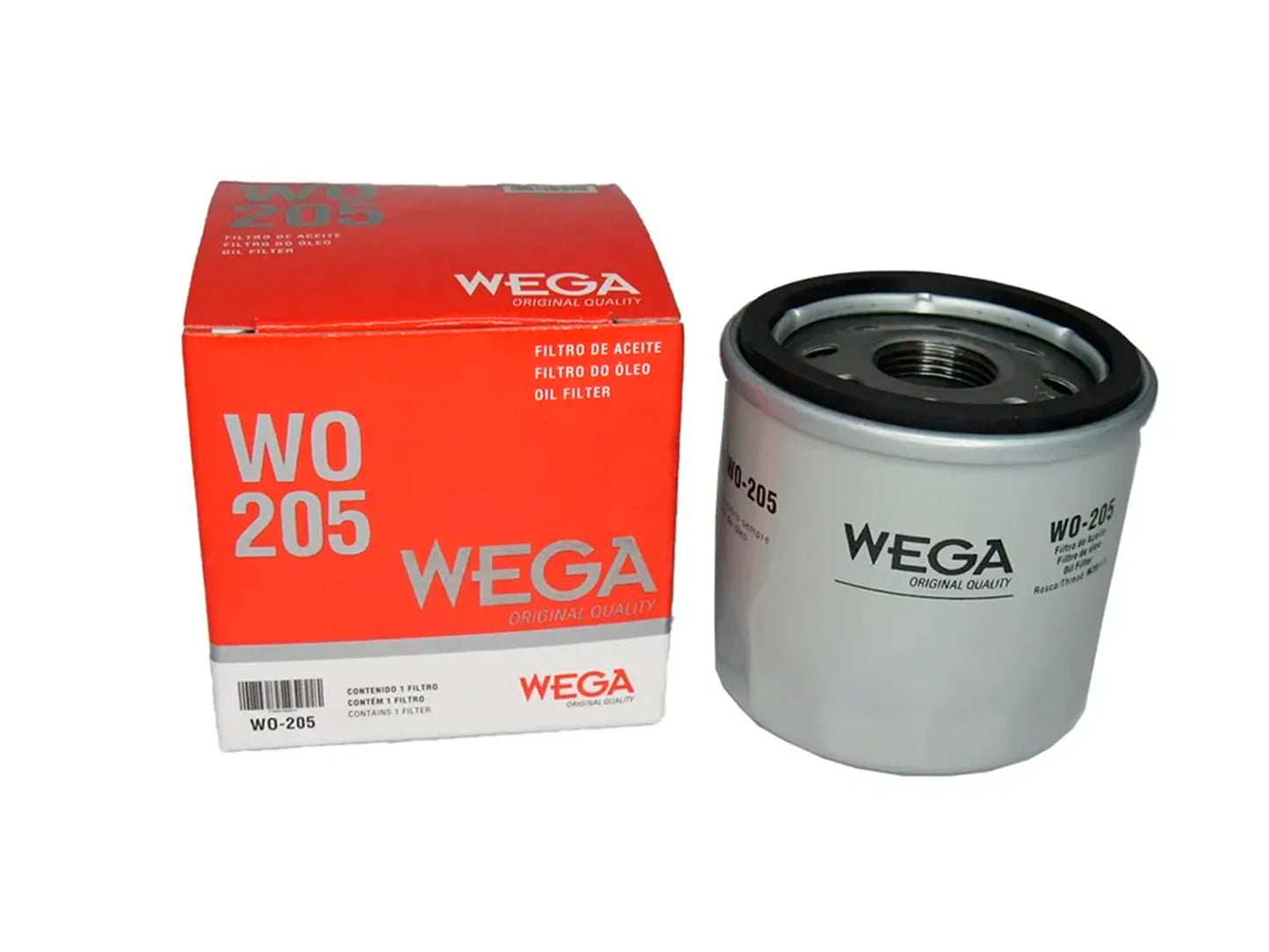 Filtro Blindado de Óleo Lubrificante - Wega - WO-205 - (1)
