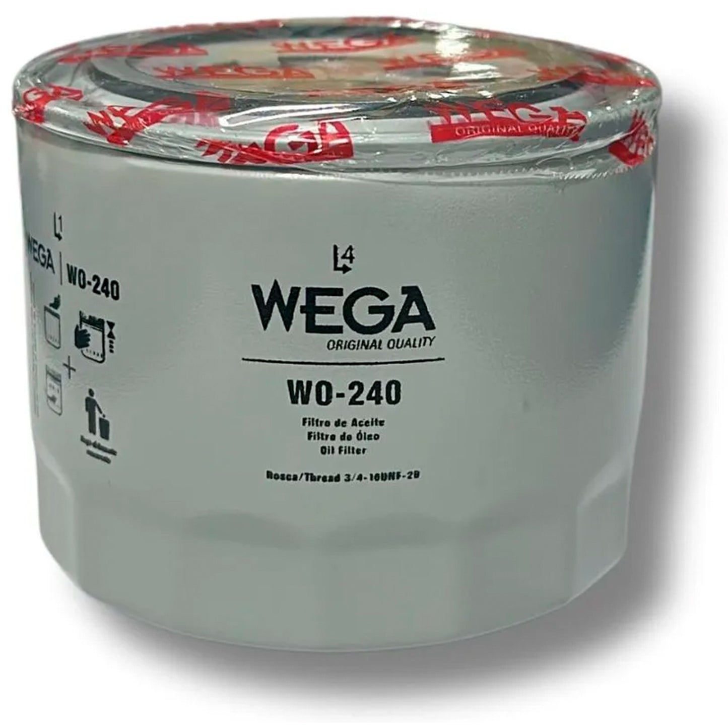 Filtro Blindado de Óleo Lubrificante - Wega - WO-240 - (2)